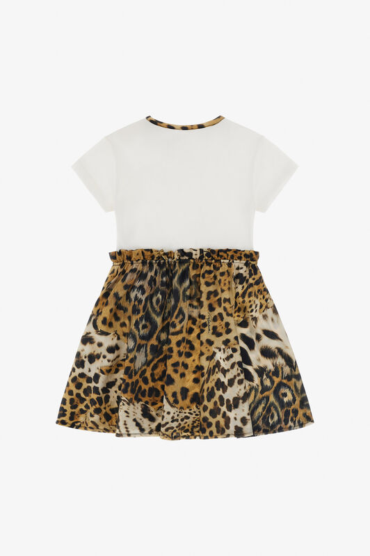 JU Leopard-print dress JU Leopard-print dress Light brown TJT10H-JD001