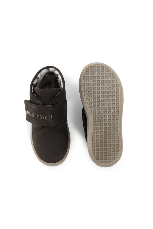 JU Stud-Embellished Logo-Appliqué Boots Black FNLEA7-IEA7U