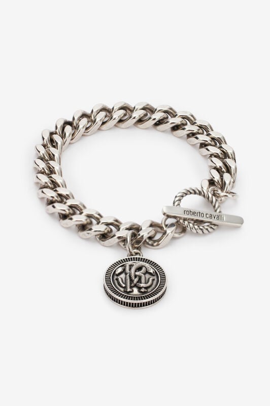 RC Kettenarmband Mit Monogramm Mirror Snake RC Kettenarmband Mit Monogramm Mirror Snake Silber TRG004-AM258