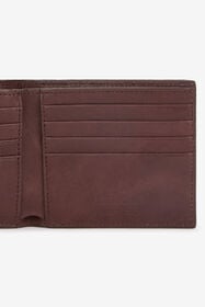 RC Portefeuille Deux Volets Carré Avec Monogramme RC Marron VRA003-PGB00