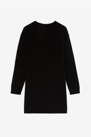 JU RC Monogram-Embroidered Dress Black RJM002-WD005
