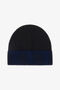 RC Black Wool Hat Beanie With Logo Band Dark blue NOZ00E-MQ014