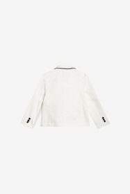 JU Veste Croisée Avec Monogramme RC Blanc UJT400-RN012