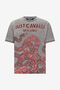 JC T-Shirt With Logo And Snakes JC T-Shirt With Logo And Snakes Gray UFT031-UF051