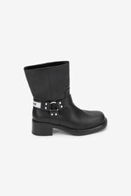 JC Boots with Logo Detail BLACK VFS127-VF655
