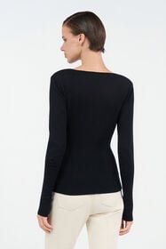 RC Long-sleeve sweater Black UWM608-WH003
