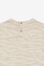 JU Sweatshirt With RC Monogram And Tiger Skin Print Ivory UJT665-5OO44