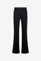 RC Black Flare Trousers Leopard Side Panels BLACK TOT20A-FT223