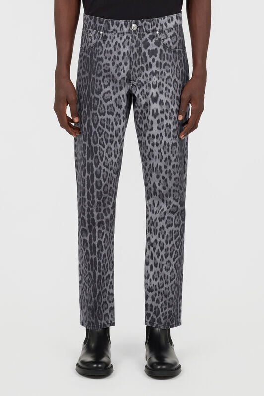 RC Skinny-Denim-Hose mit Jaguar-Print RC Skinny-Denim-Hose mit Jaguar-Print BLACK/ANTHRACITE TOJ20H-DY012
