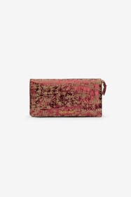 RC Roar Pochette Bag Burgundy Laminated Leather RC Roar Pochette Bag Burgundy Laminated Leather RED RKB012-PG012