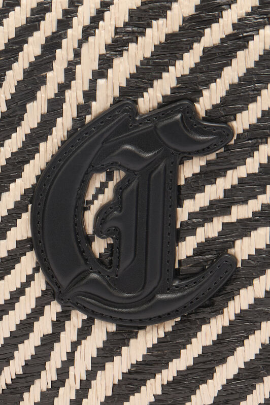 JC Hobo Bag With Tiger Skin Print JC Hobo Bag With Tiger Skin Print Ivory/Black UFB116-UF485