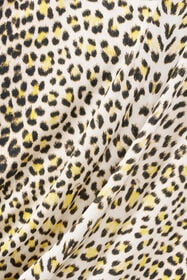 RC Asymmetric Dress with Pop Jaguar Print YELLOW/BLACK WQT121-LNR30