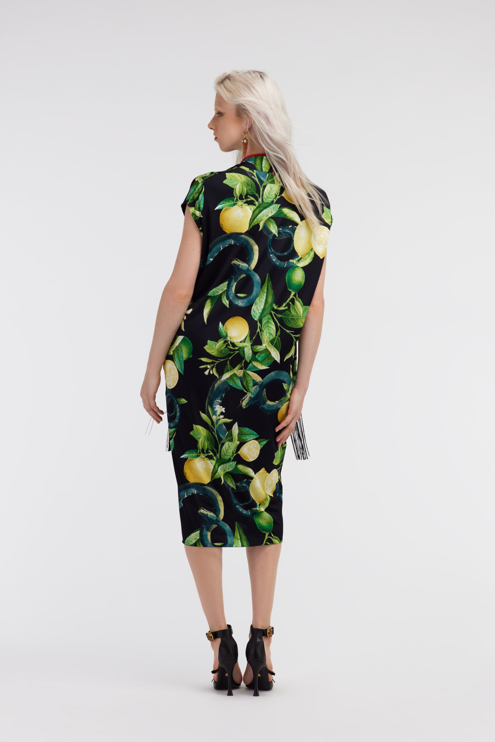 RC Dress Lemon print RC Dress Lemon print Black SKT130-JRI89