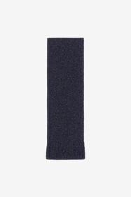 RC Dark Blue Scarf With Monogram RC Темно-синий NOZ01D-MQ015