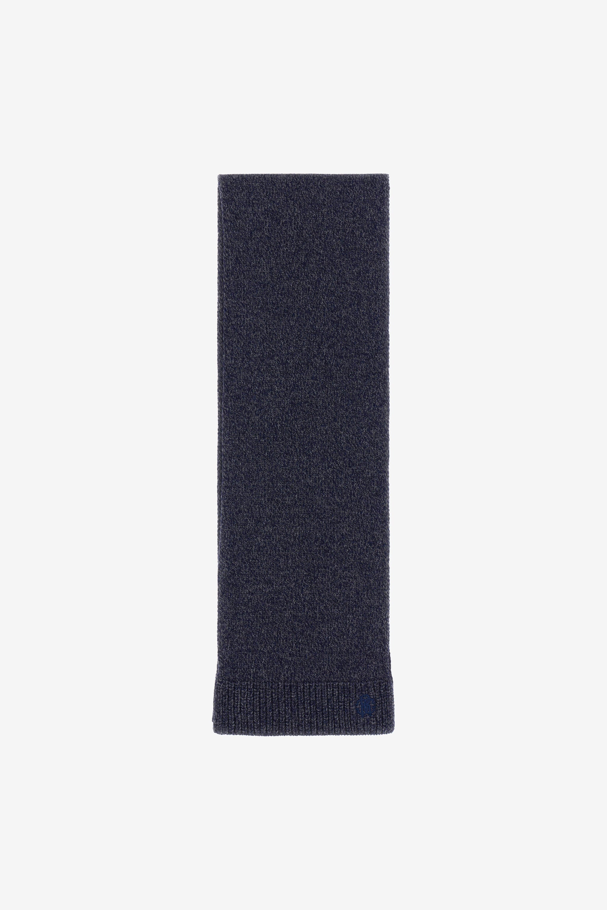 RC Dark Blue Scarf With Monogram RC RC Dark Blue Scarf With Monogram RC Темно-синий NOZ01D-MQ015