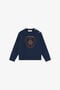 JU Sweat-Shirt Avec Blason Multicolore JU Sweat-Shirt Avec Blason Multicolore Bleu TJT66C-CF050
