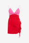 RC Robe Mini Rouge Et Rose RC Robe Mini Rouge Et Rose CORAL RED WQT117-LL006