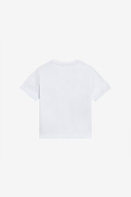 JU Weißes T-Shirt mit Maxi-RC-Monogramm WHITE XJT62Z-JD001