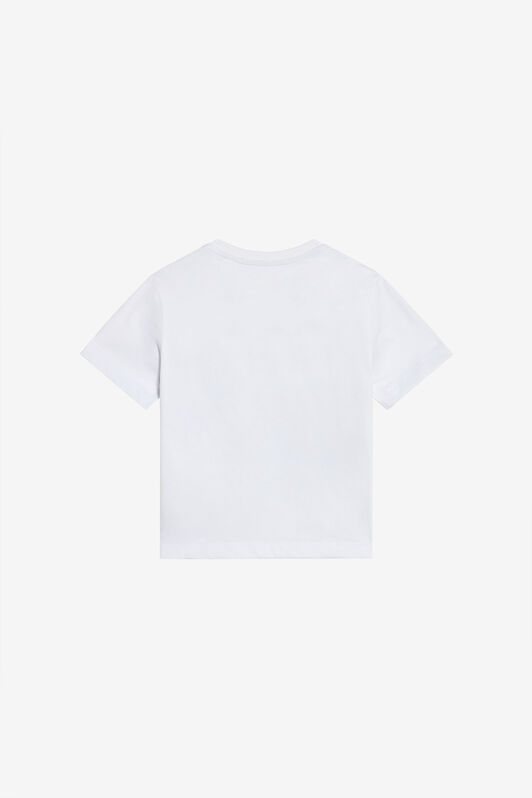 JU Weißes T-Shirt mit Maxi-RC-Monogramm WHITE XJT62Z-JD001