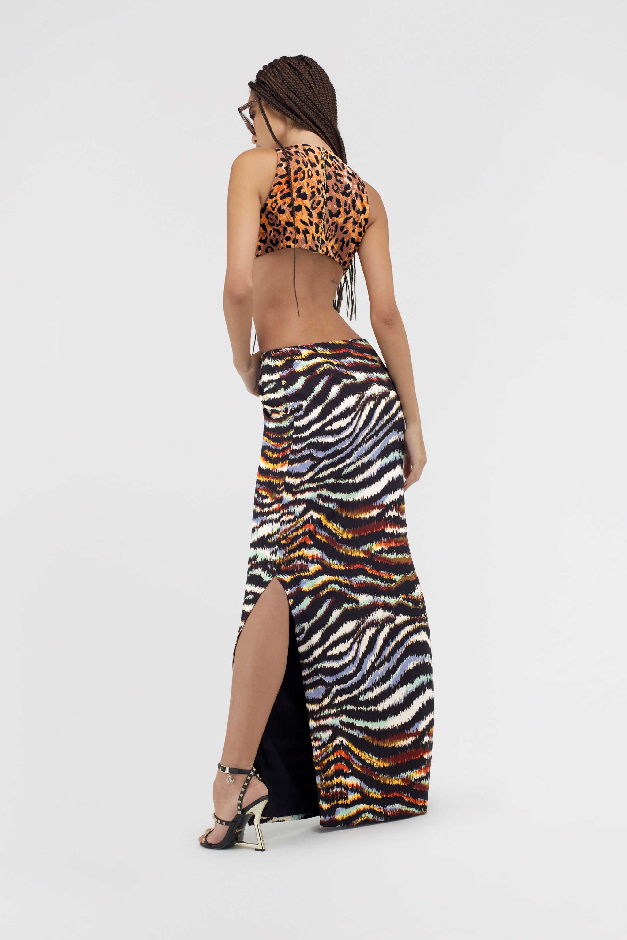 JC Just Cavalli dress JC Just Cavalli dress Light blue/Black SFT160-SF023