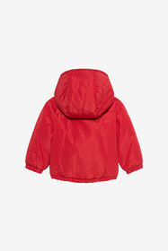 JU Padded jacket with hood RED VJT404-SB005