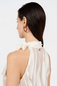 RC Top With Ray Devoré Print WHITE XKT611-FXI15