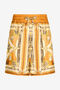RC Sunset Print Silk Shorts RC Sunset Print Silk Shorts Orange UMT271-4QP16