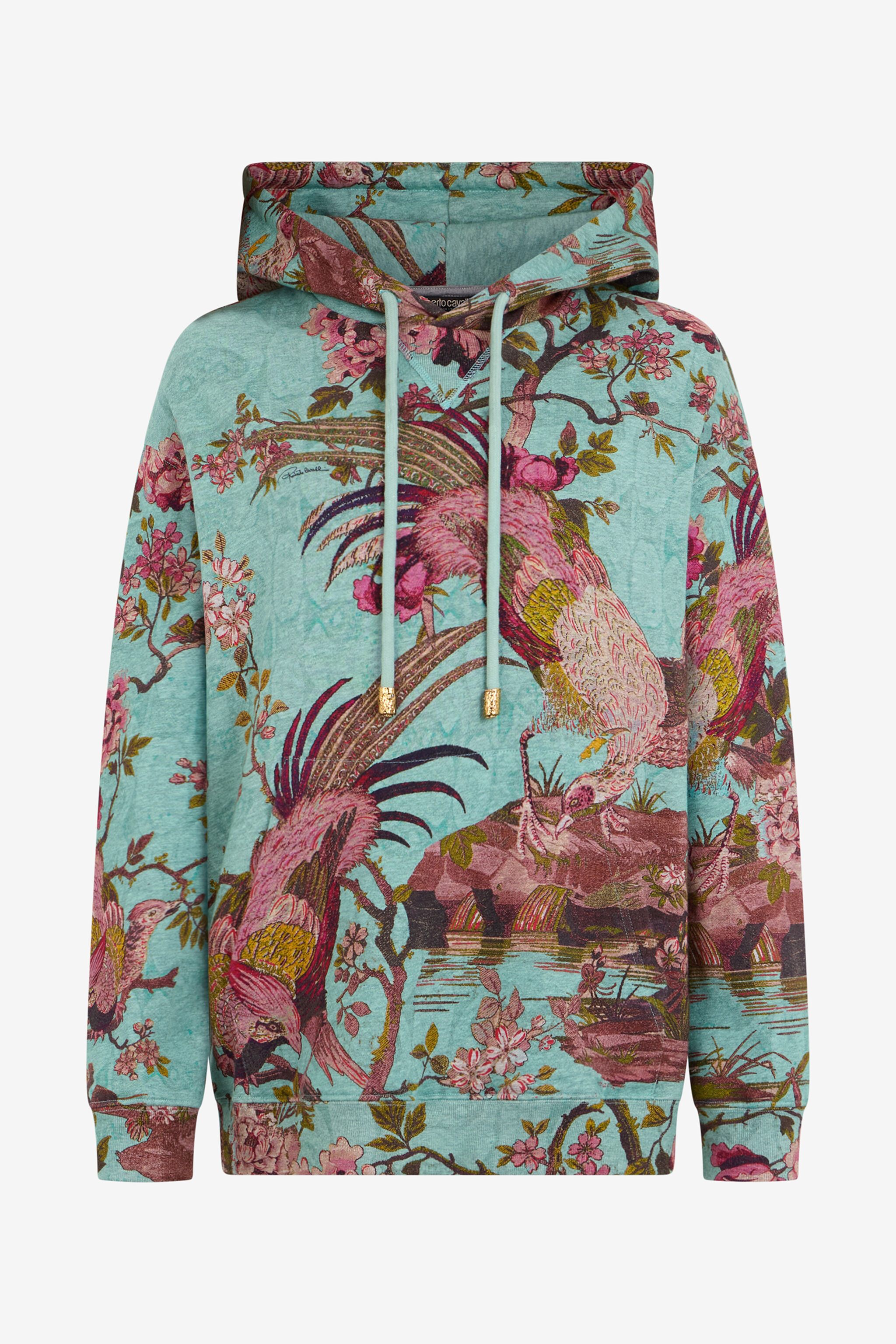 RC Multicolor-Sweatshirt mit Oriental Bird-Print RC Multicolor-Sweatshirt mit Oriental Bird-Print PISCINA/ROSA VKT67A-2GP76