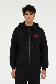 JC Hoodie with Embroidered Logo BLACK VFT098-VF142
