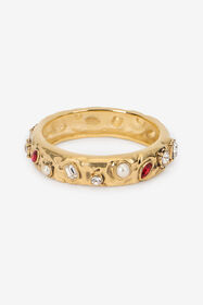 RC Bracelet Or RUBY/AQUAMARIN/IVORY WQG019-AM127