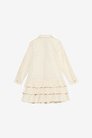 JU Robe à volants en coton AVORY VJT10Q-7MO52