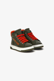 JU Sneaker mit RC-Logo Dunkelgrün RJS00I-PZJ02