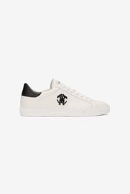 RC Leather Sneaker With Monogram RC WHITE SOS00K-PZC15