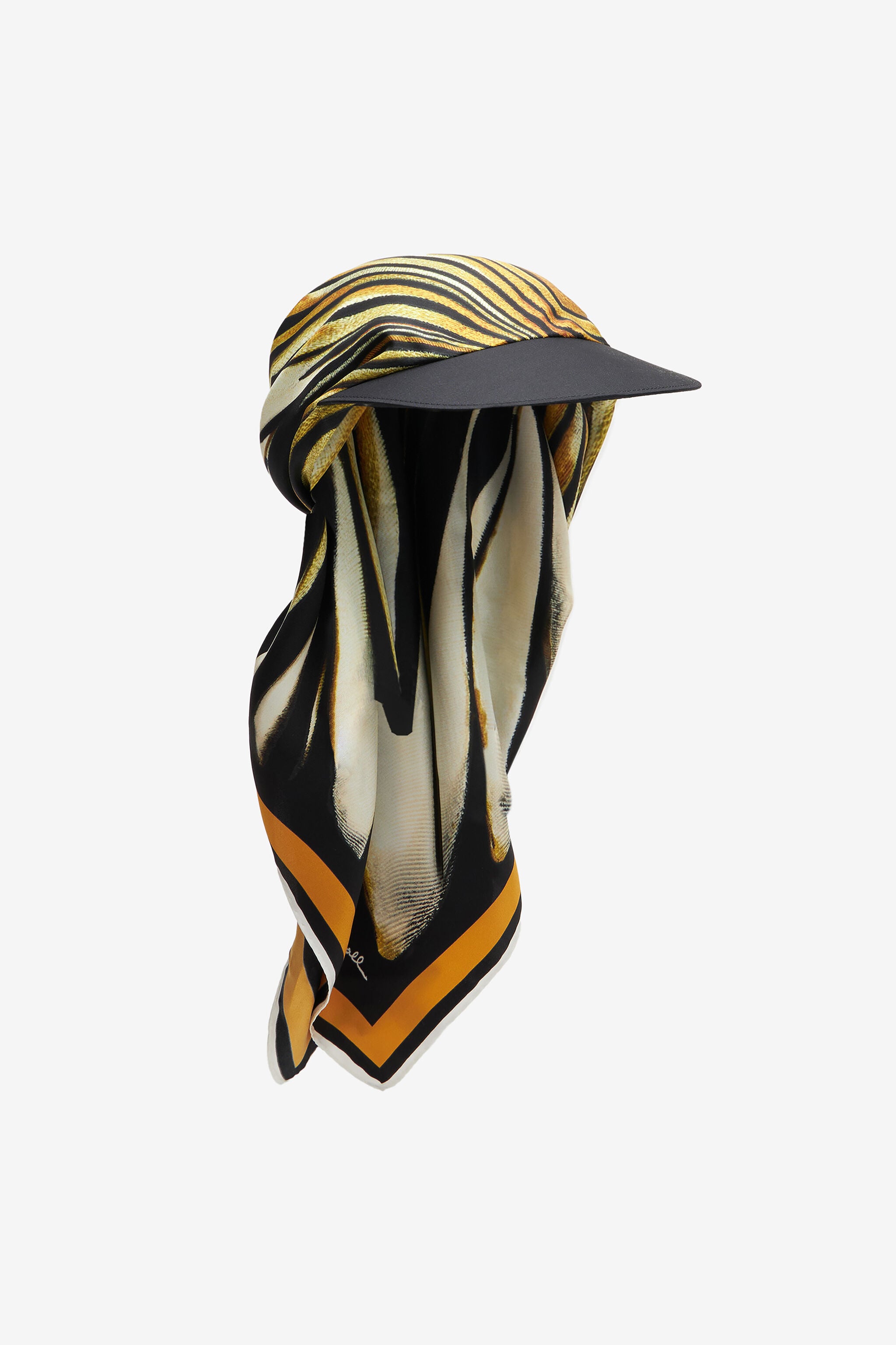 RC Cappello con visiera e foulard Ray of Gold RC Cappello con visiera e foulard Ray of Gold Oro TALR02-IR019