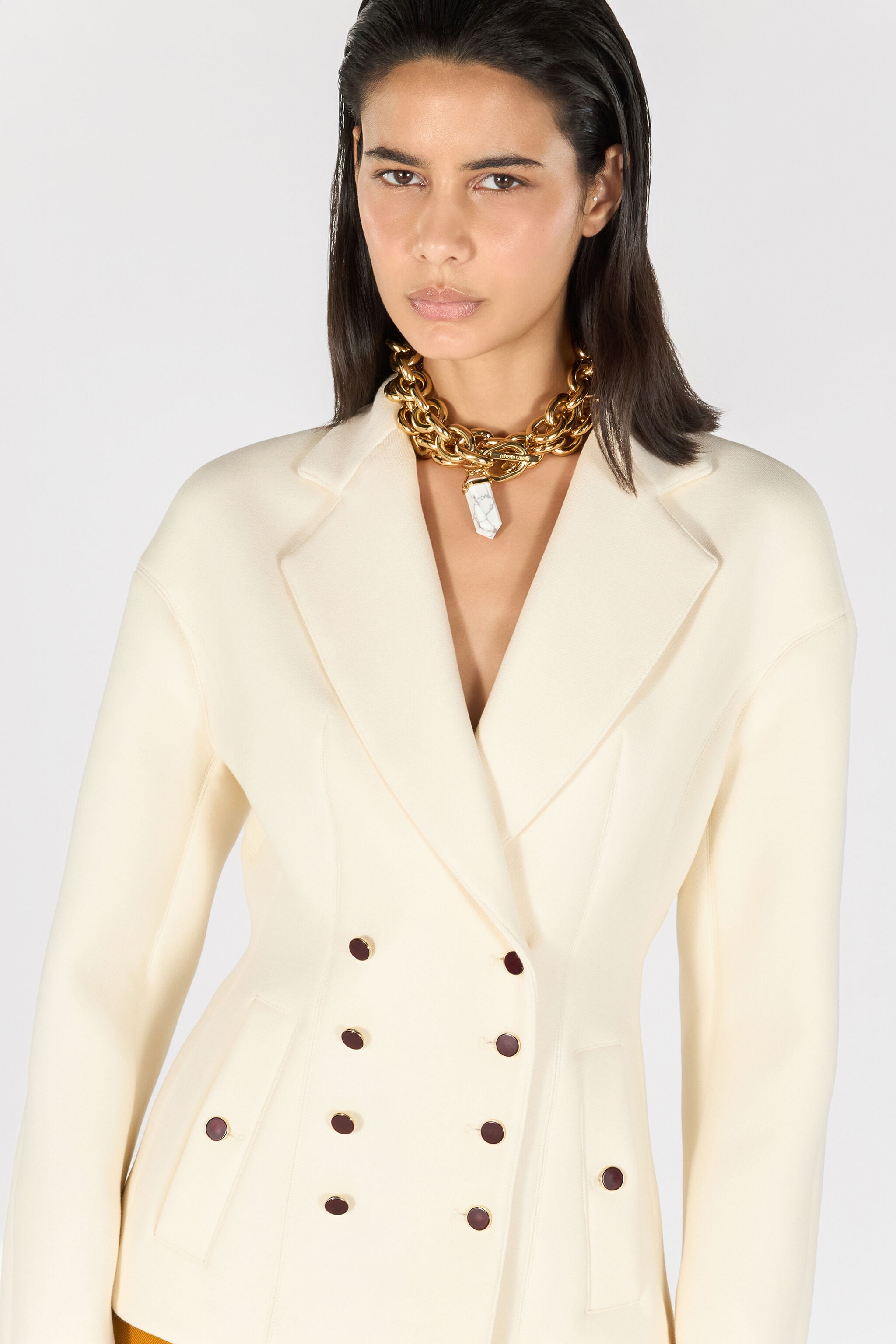 RC Double-breasted blazer RC Double-breasted blazer Ivory TWT406-VI037