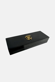 RC Roberto Cavalli Ballpoint Pen, Gold Color & Black Lacquer GOLD BLACK UALT06-IT535
