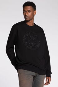 JC sweat en coton à logo brodé BLACK Q61323-Q0226