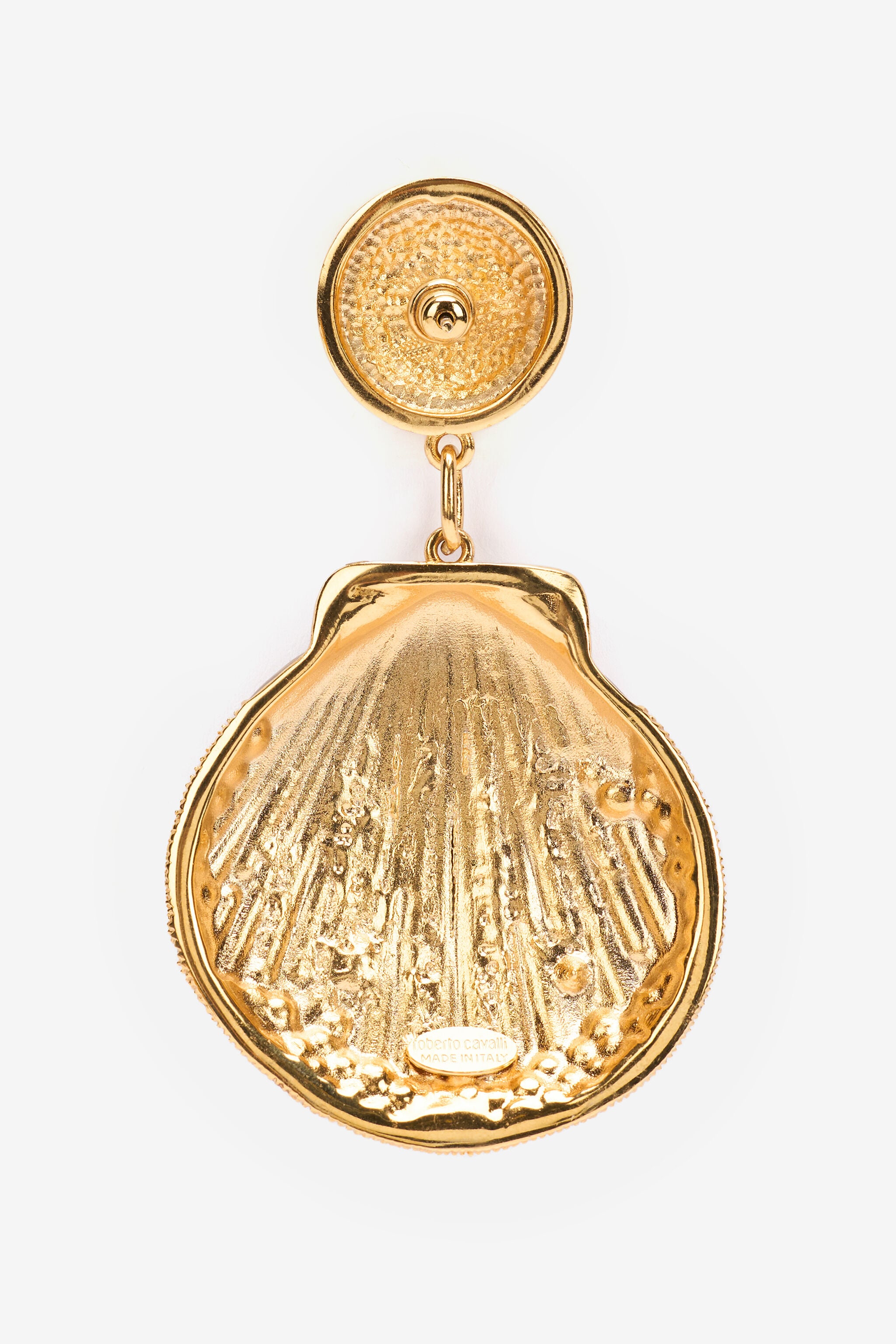RC Earrings With Shells And Crystals RC Earrings With Shells And Crystals Gold UWG016-AM072