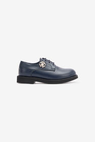JU Mocassini Stringati Con Monogram RC BLUE NAVY TJS03L-PZJ02