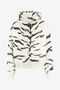 RC Felpa da uomo con stampa Tigresse Bianca OGAT X Roberto Cavalli Nero/Bianco UNT69F-2GA39