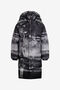 RC Grey Mélange Washed-Effect Down Jacket GREY MELANGE VNT815-9TP69