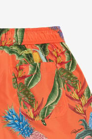 JU Boxer de bain à imprimé Tropicana LIME GREEN WJH00D-7MR12