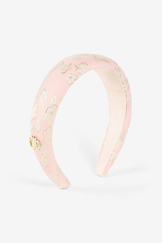 JU Floral-embroidered head band JU Floral-embroidered head band Pink QJI029-DJ001