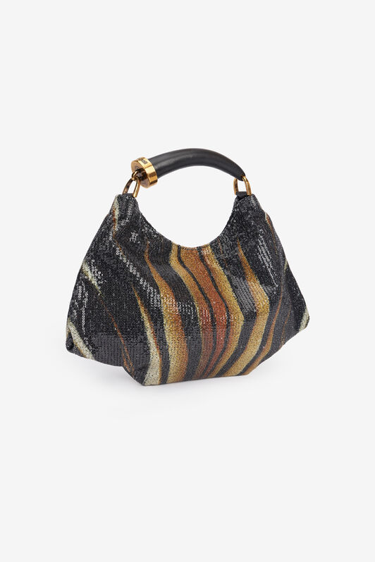 RC Ray Of Gold Print Shoulder Bag RC Ray Of Gold Print Shoulder Bag Gold TKB009-TR099