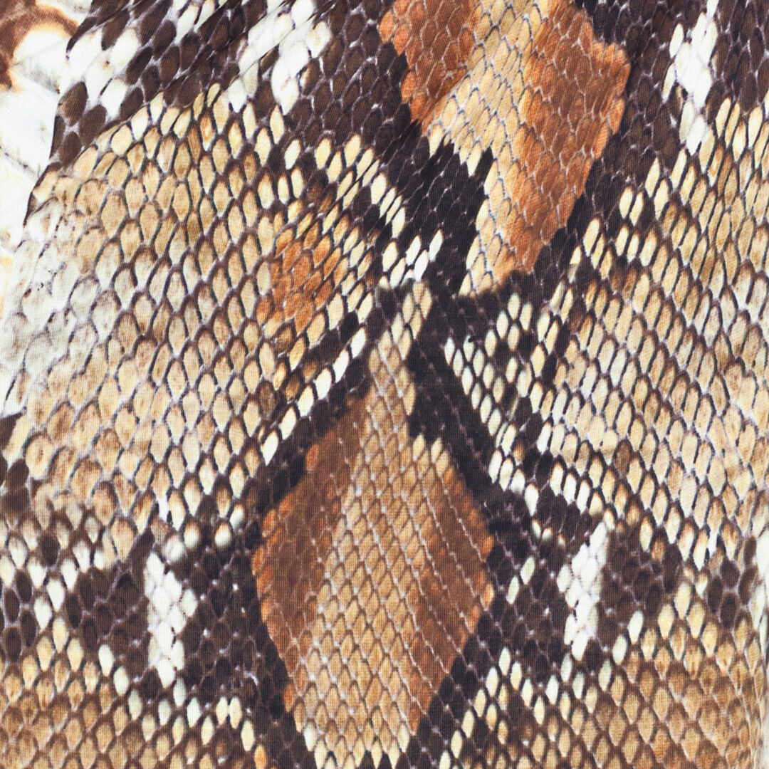 RC Python print midi dress RC Python print midi dress Brown UWT137-LNN93