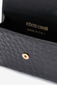 RC Porta carte con stampa coccodrillo Nero TKA004-PZ975