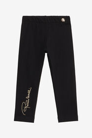 JU Sports Pants With Embroidered Logo Black UJT23N-JD001