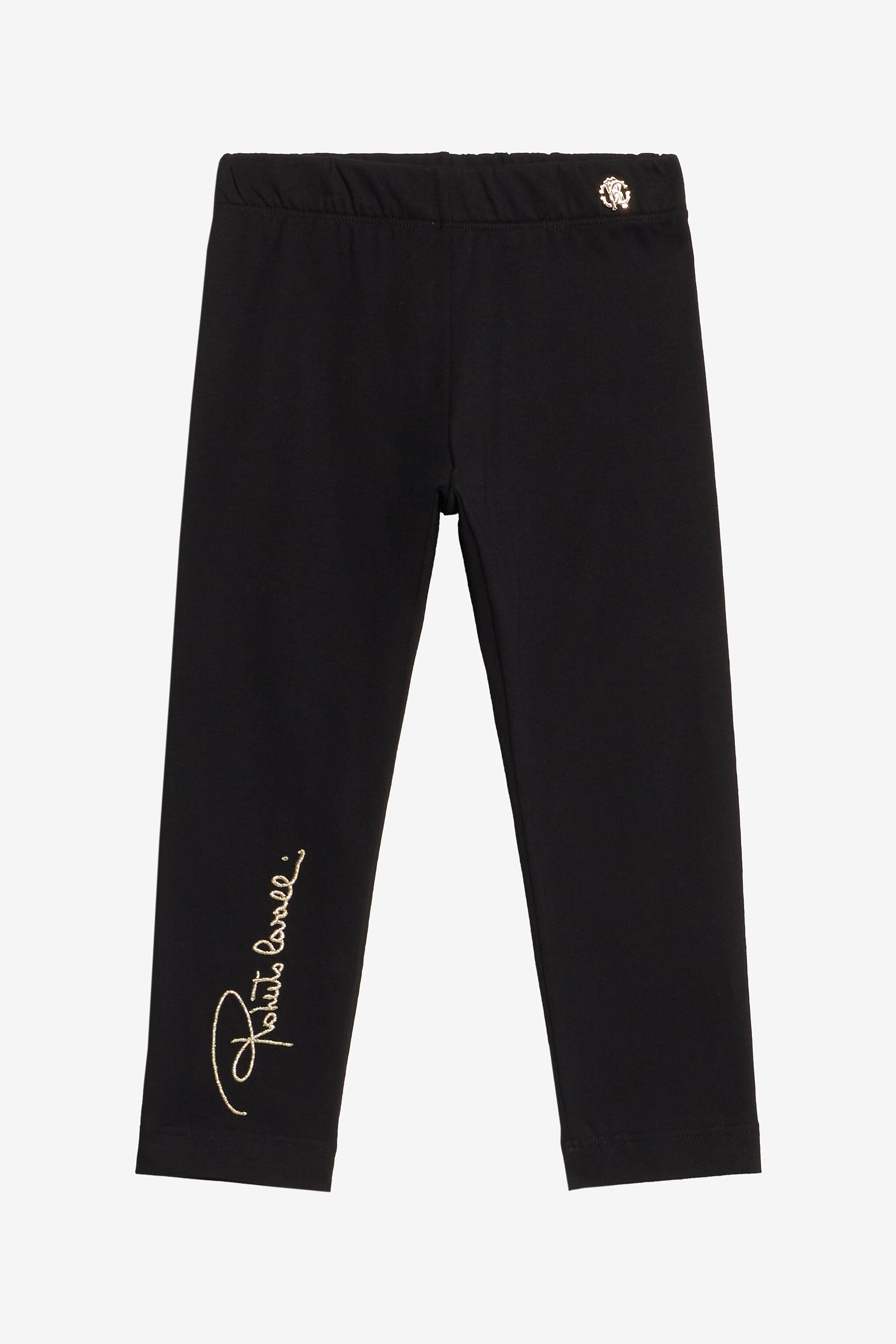 JU Sports Pants With Embroidered Logo JU Sports Pants With Embroidered Logo Black UJT23N-JD001