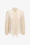 RC Blouse with Pussy Bow Neckline RC Blouse with Pussy Bow Neckline Ivory TKT707-SY001