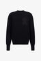 RC Maglione con Logo Ricamato RC Maglione con Logo Ricamato Nero TRM607-MQ001